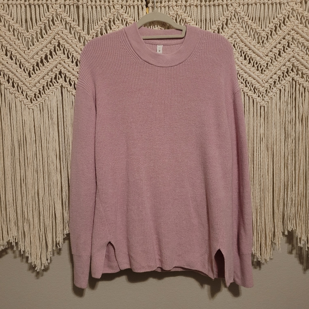 Lululemon Merino Wool-Blend Ribbed Crewneck Sweater